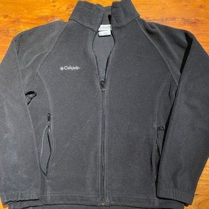 North Face black fleece jacket full zip women’s size medium